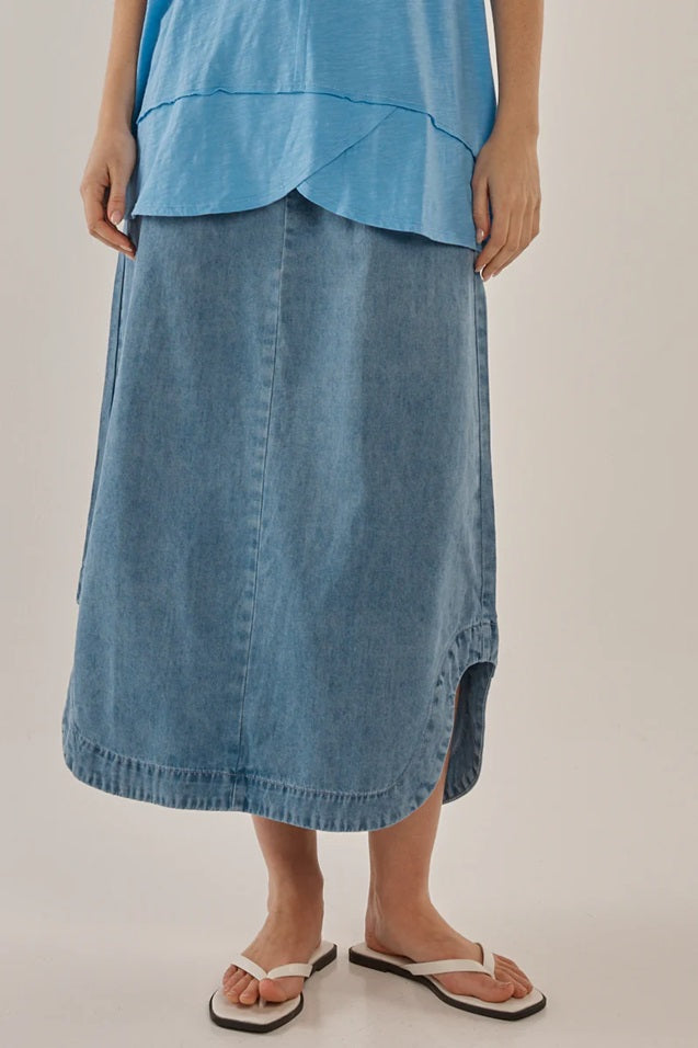 Brunch Denim Skirt