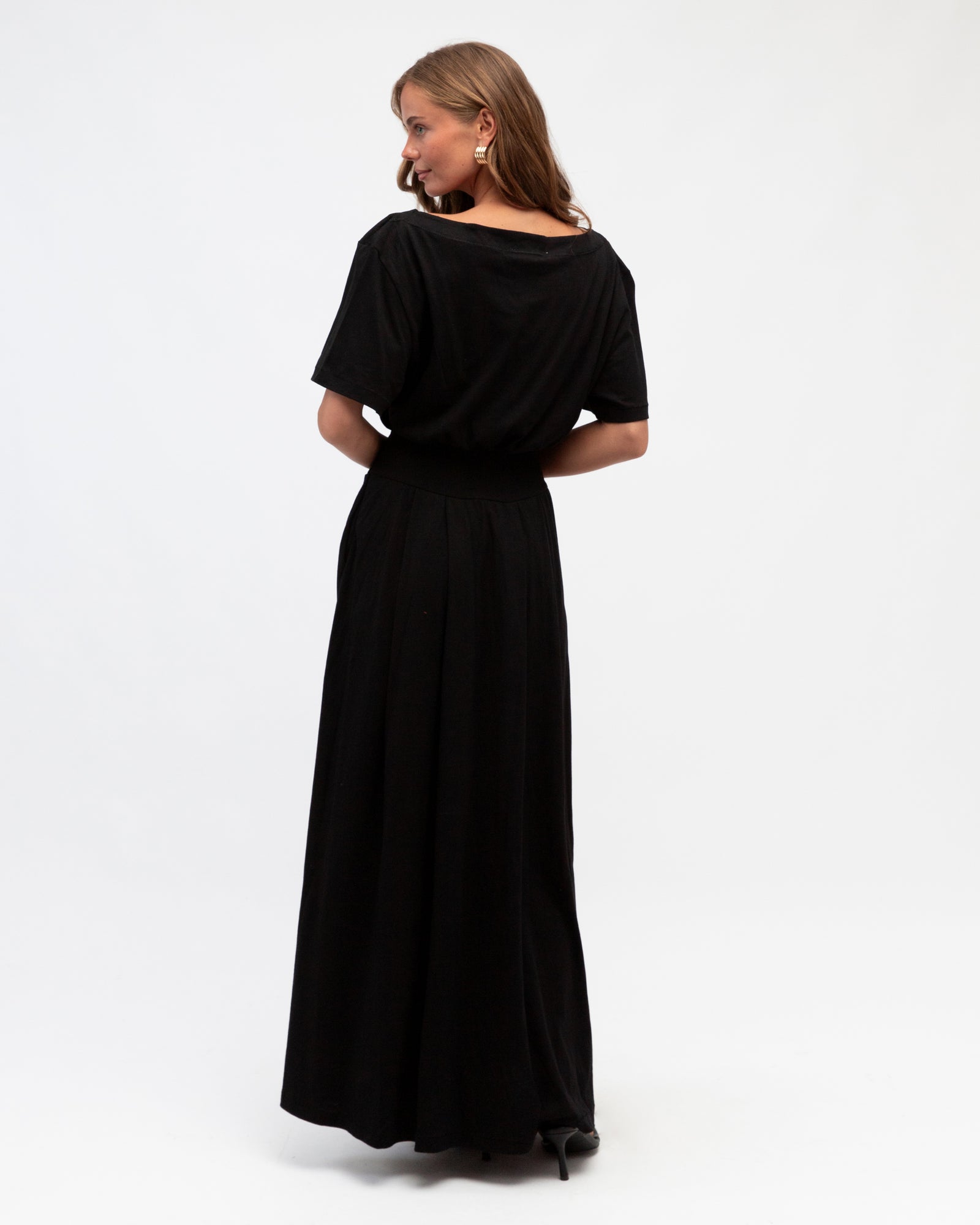 Jenna Boat Neck Maxi Dress