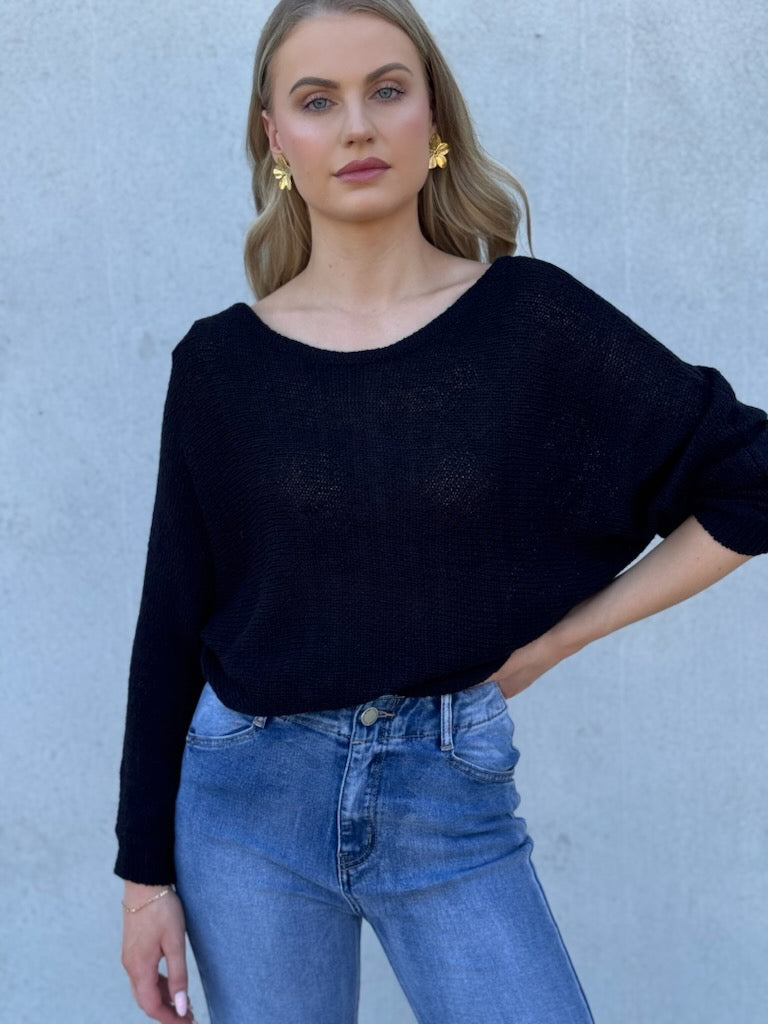 Tape Boat Knit Jumper