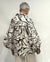 Abstract Print Linen Top