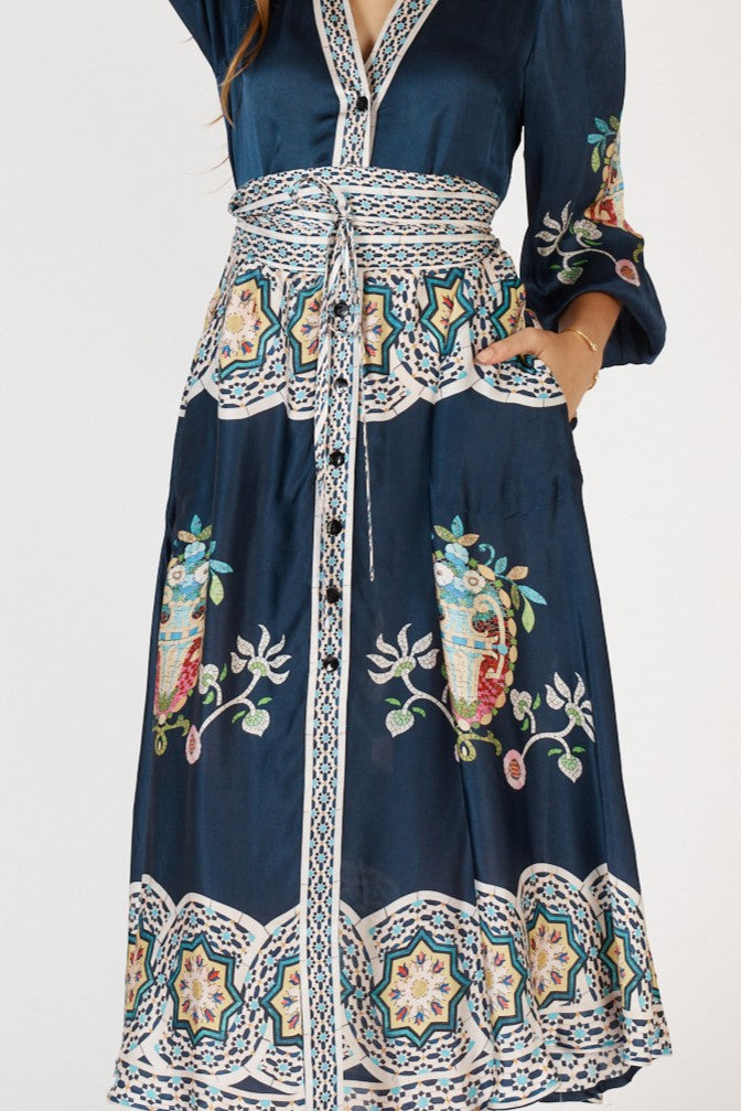 Garcia Satin Maxi Dress