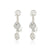 3 Disc Drop Earrings