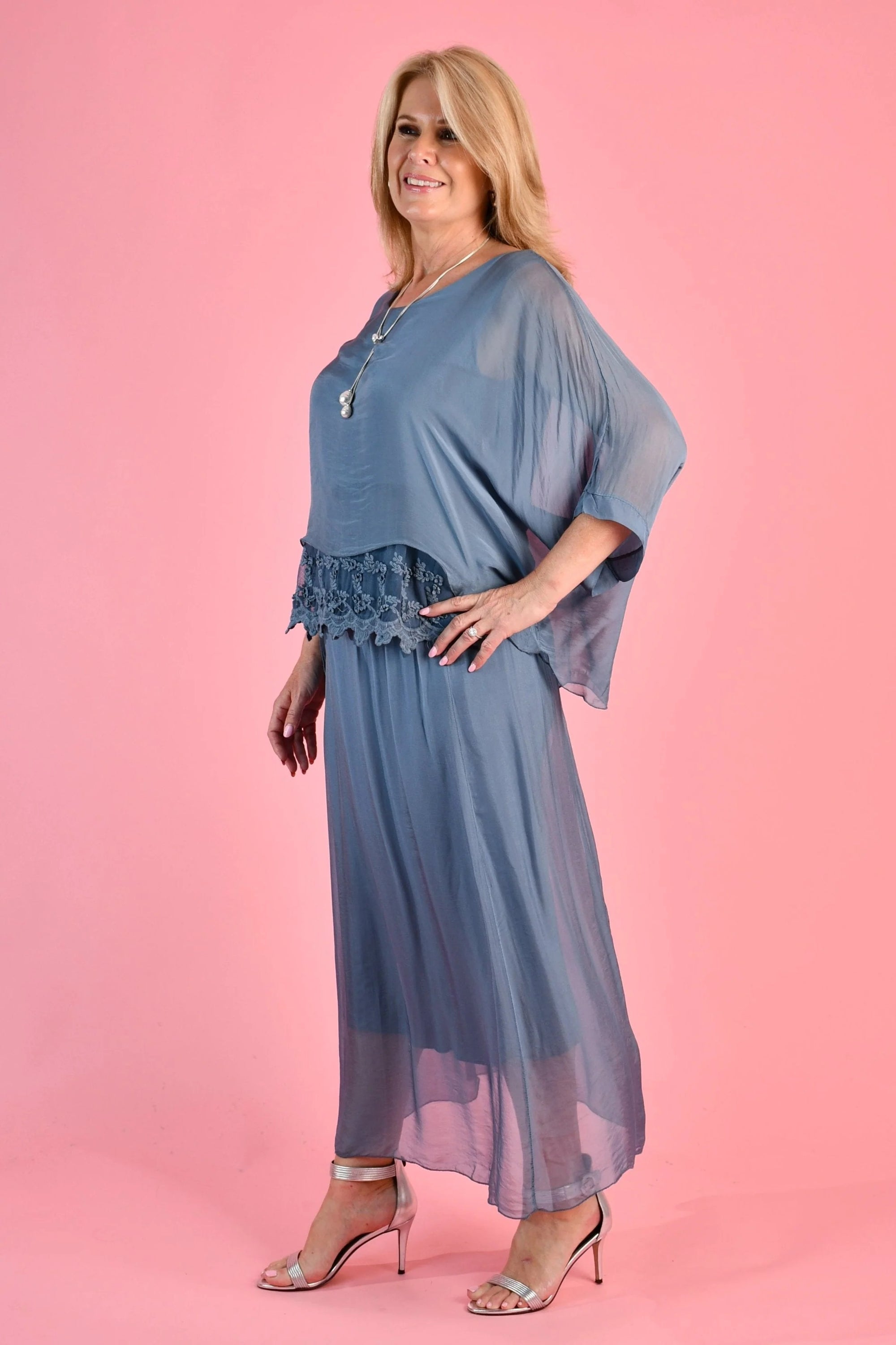 Marta Silk Maxi Skirt