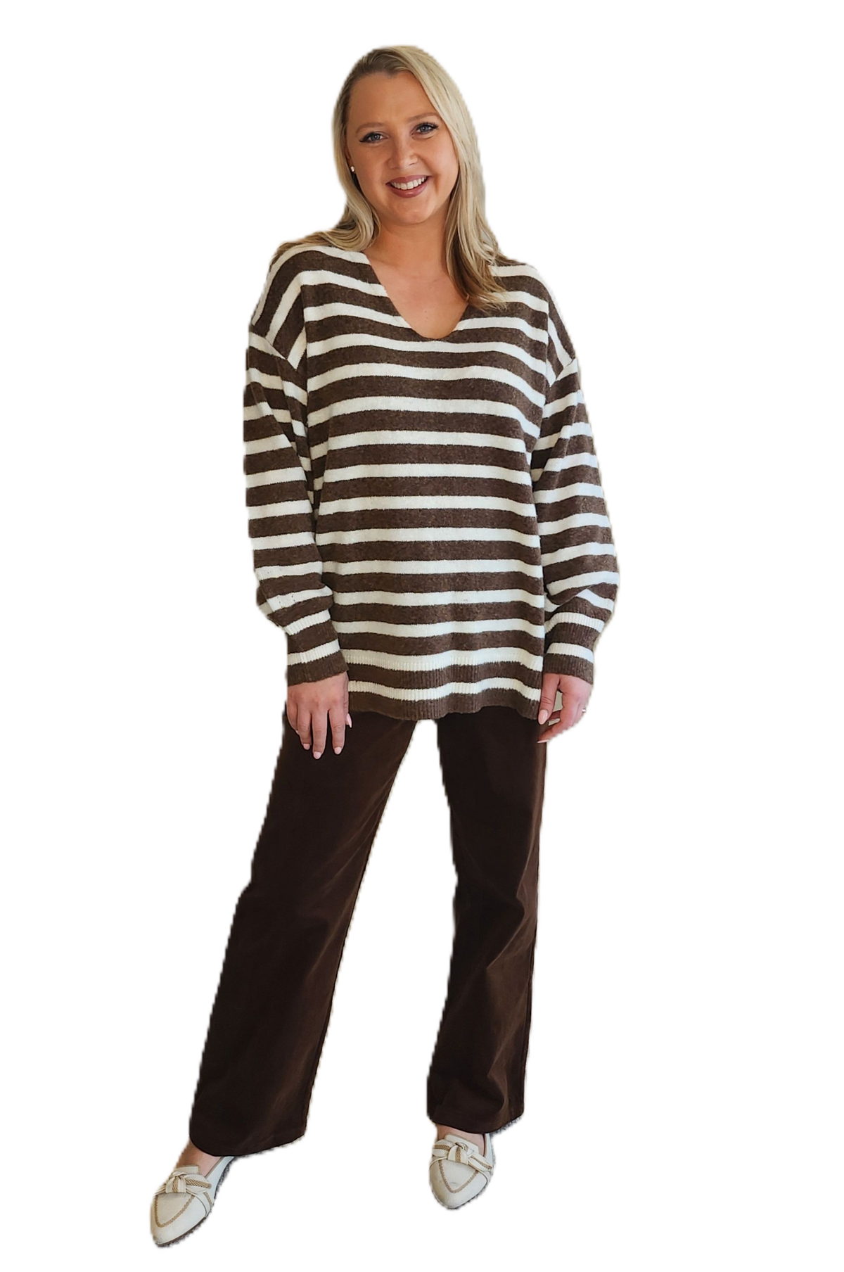 Jackie Stripe Knit Top