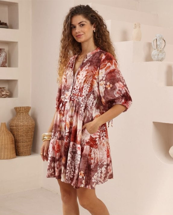 Rose Garden Short Dress