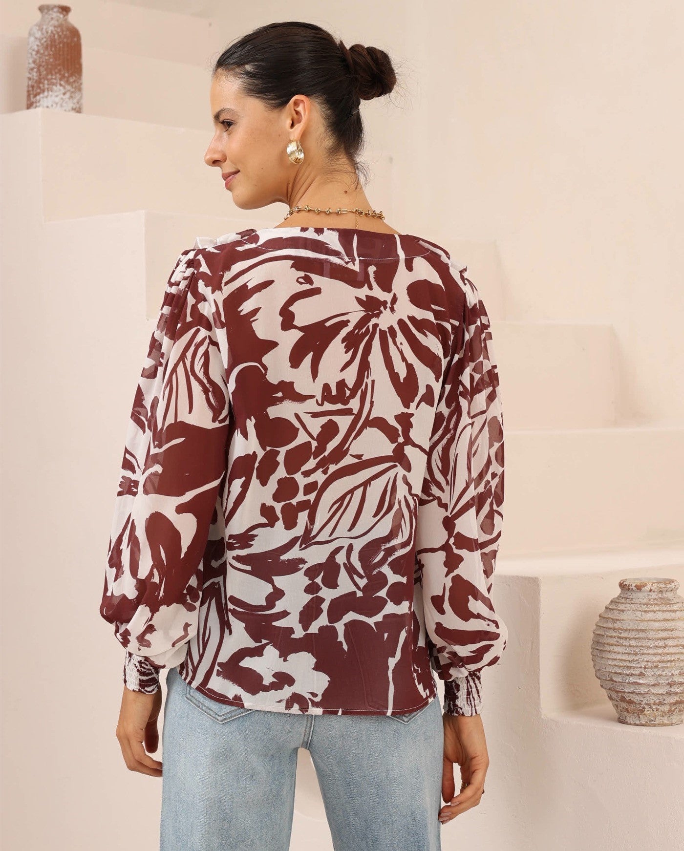 Floral Splash Top
