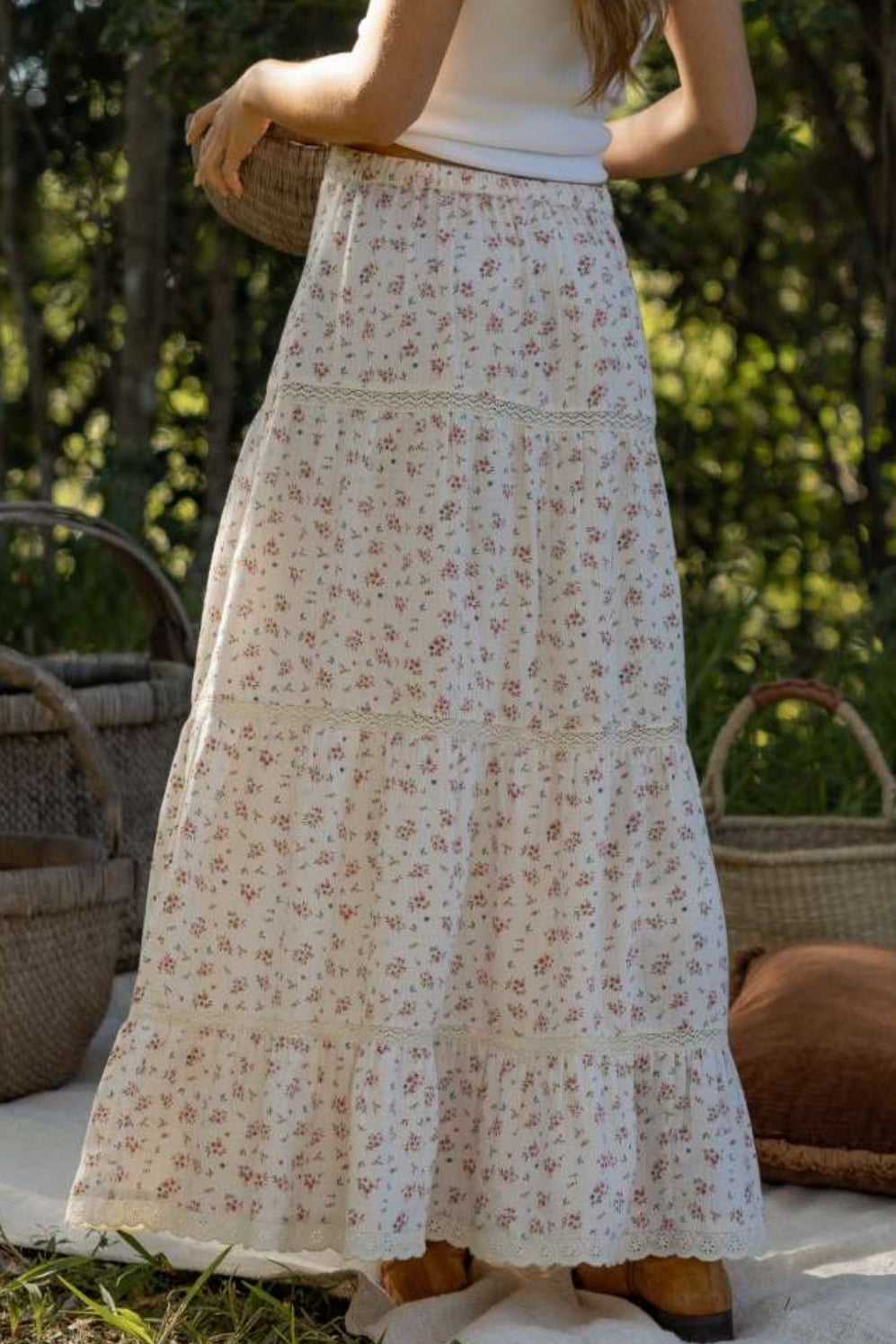 Boho Ditsy Skirt