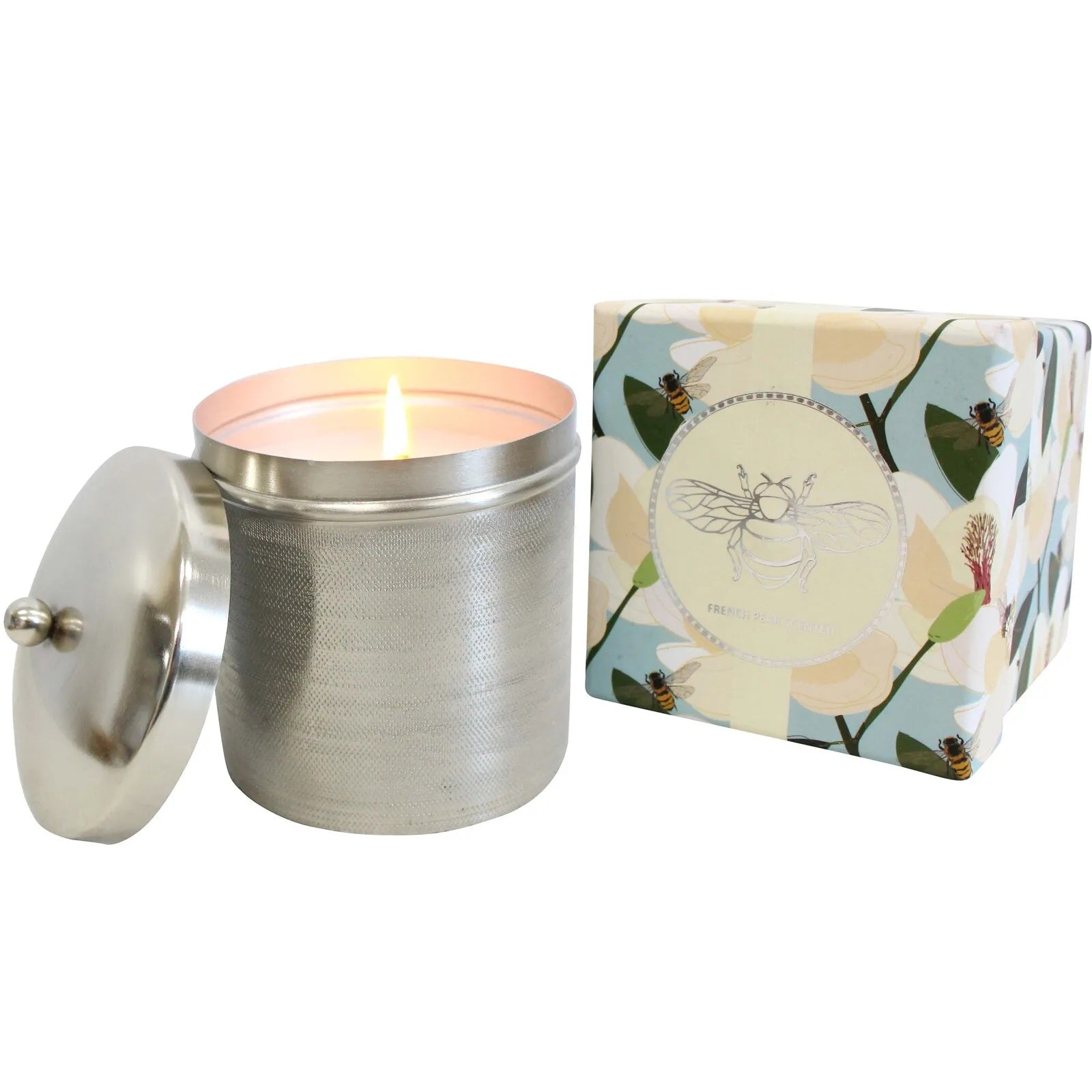 Bee Spun Metal Candle