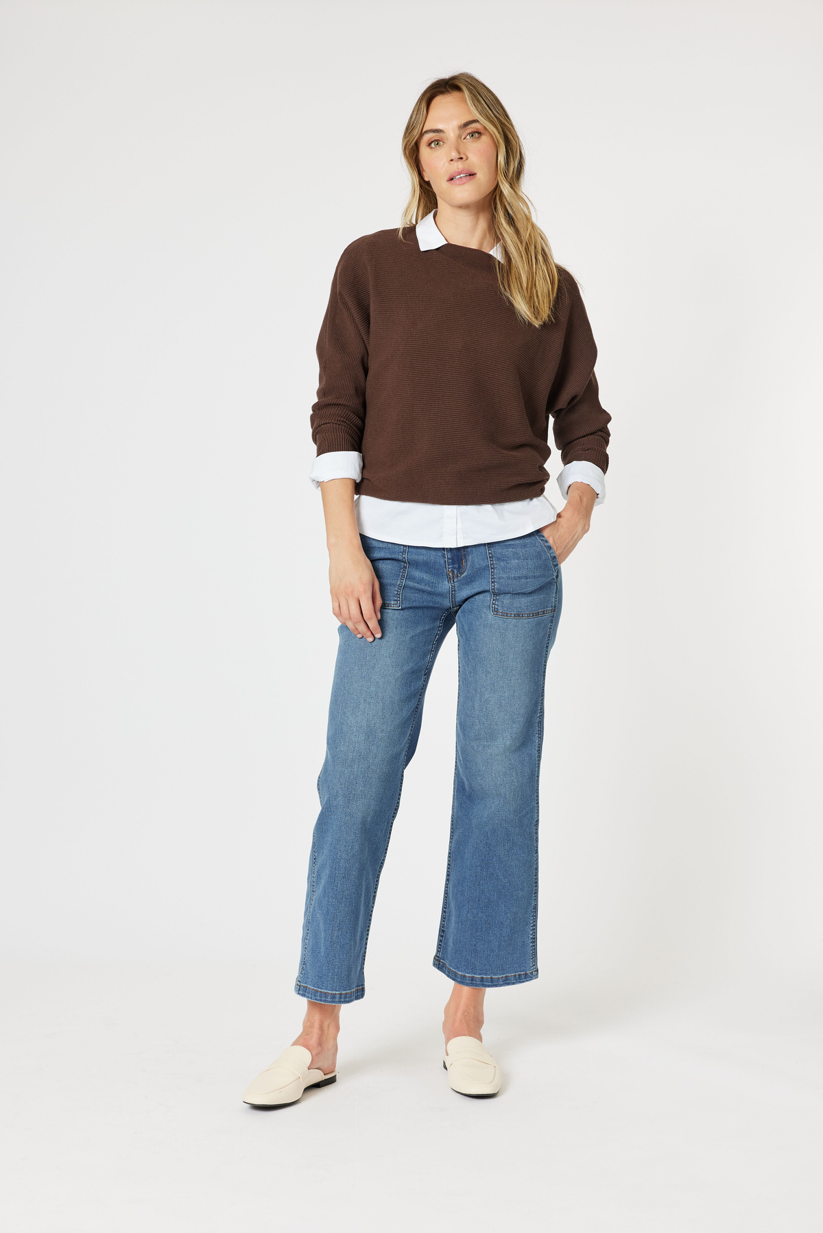 Carmen Batwing Knit Jumper