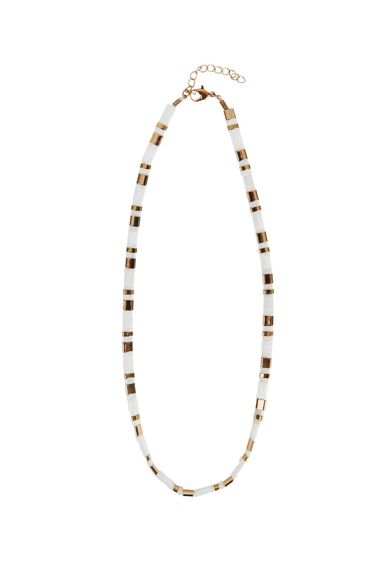 Aura Glass Bead Necklace