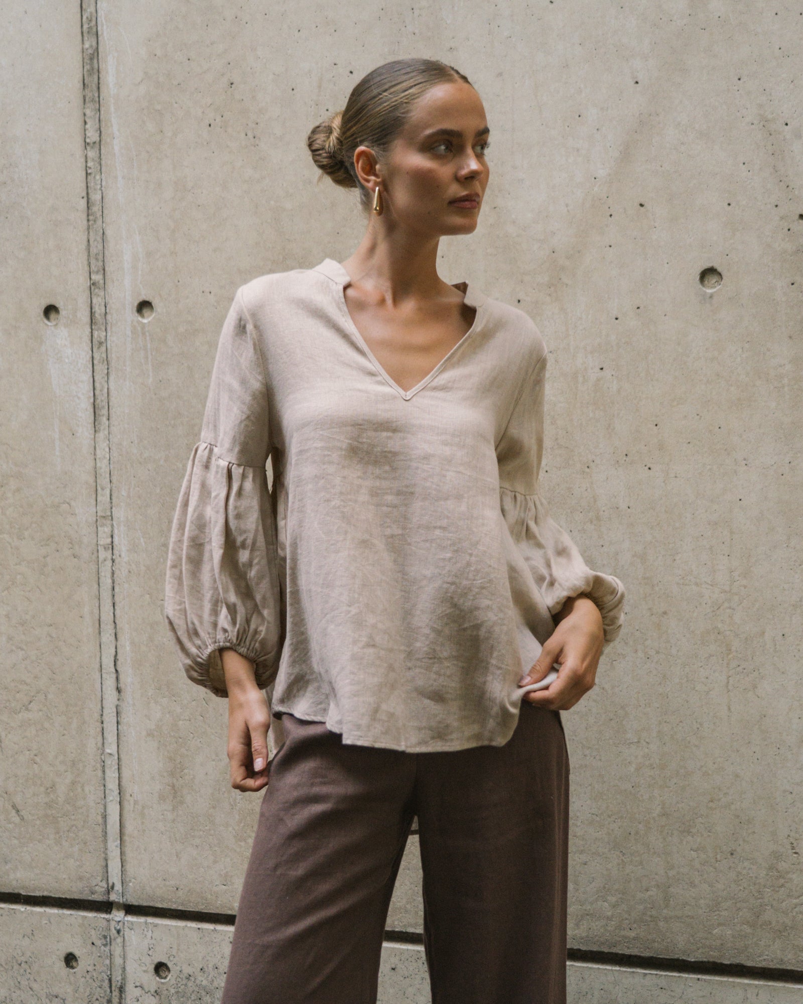 Castaway Linen Blouse