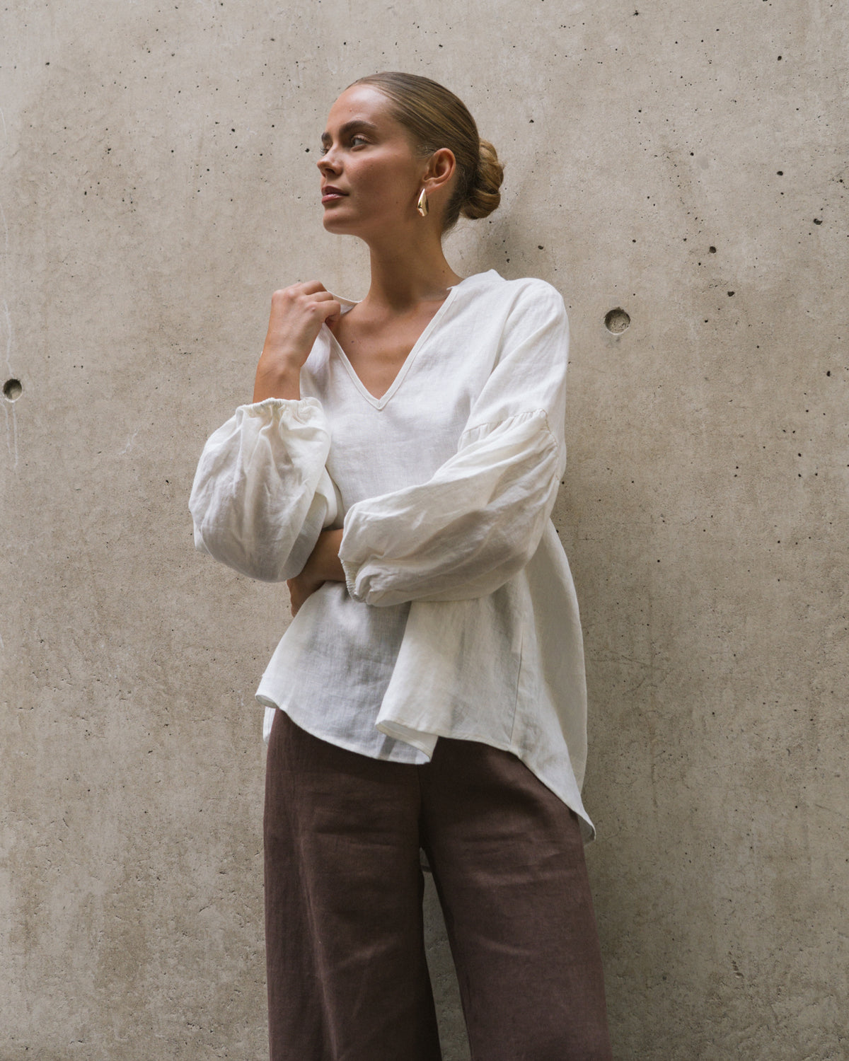 Castaway Linen Blouse