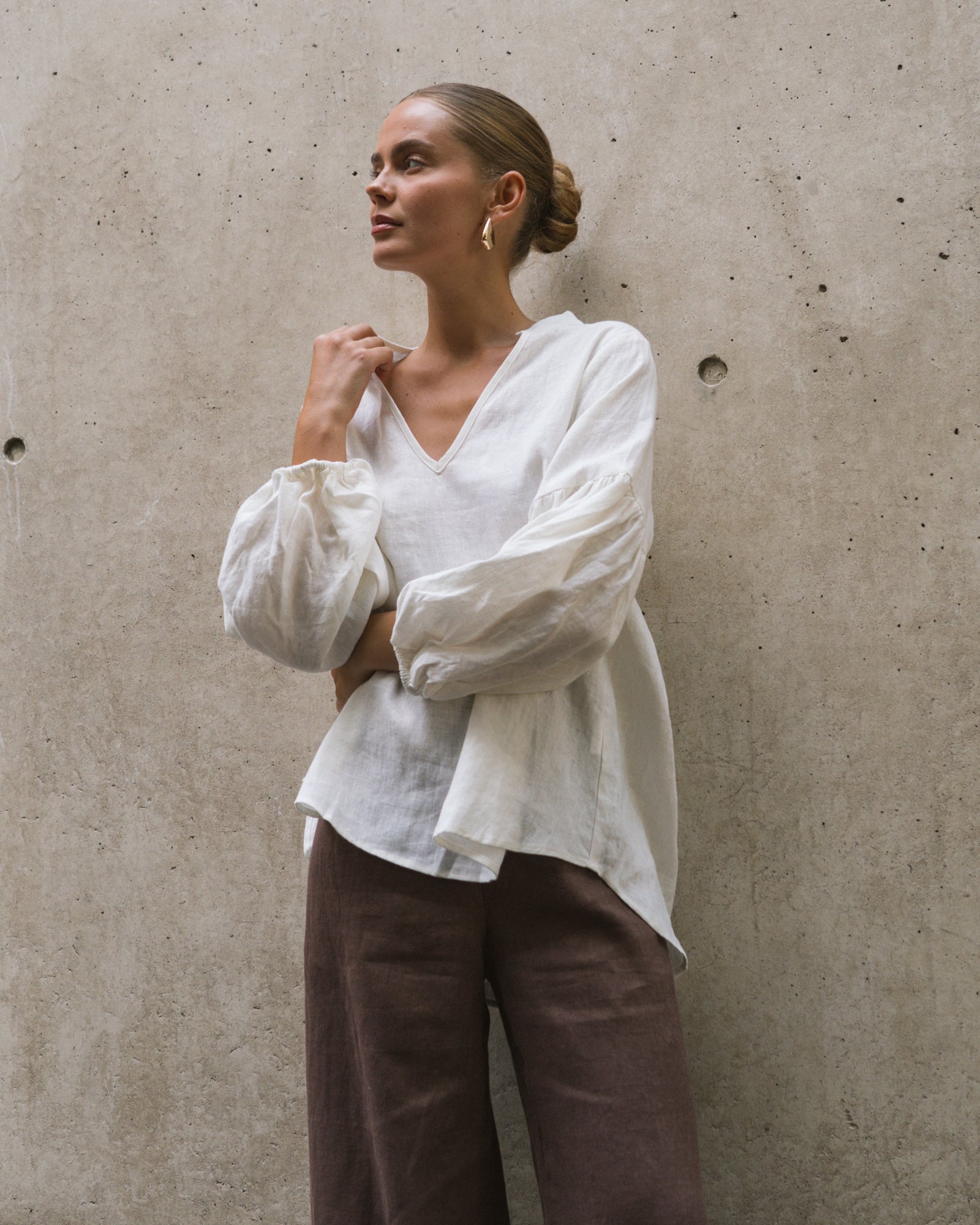 Castaway Linen Blouse