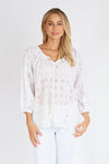Charli Broderie Top