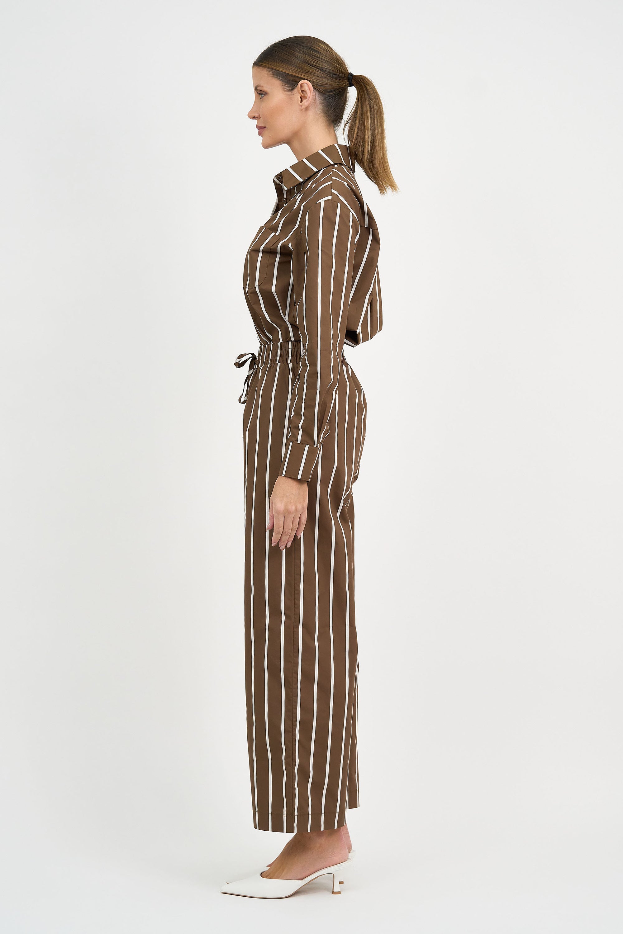 Cotton Stripe Pant