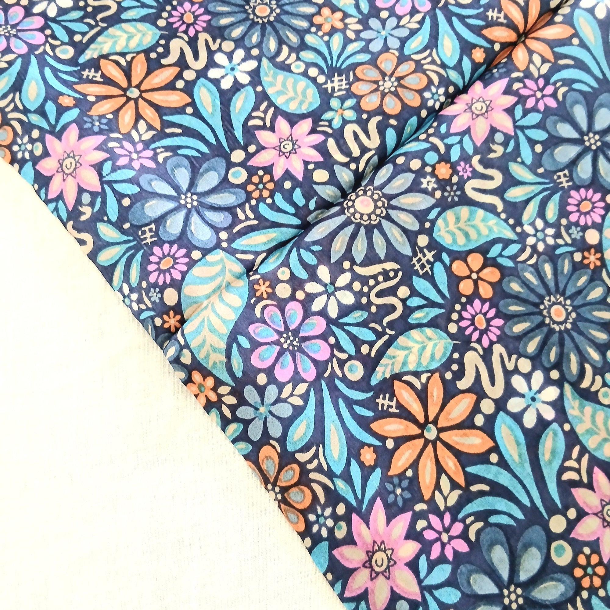 Silk Floral Scarf
