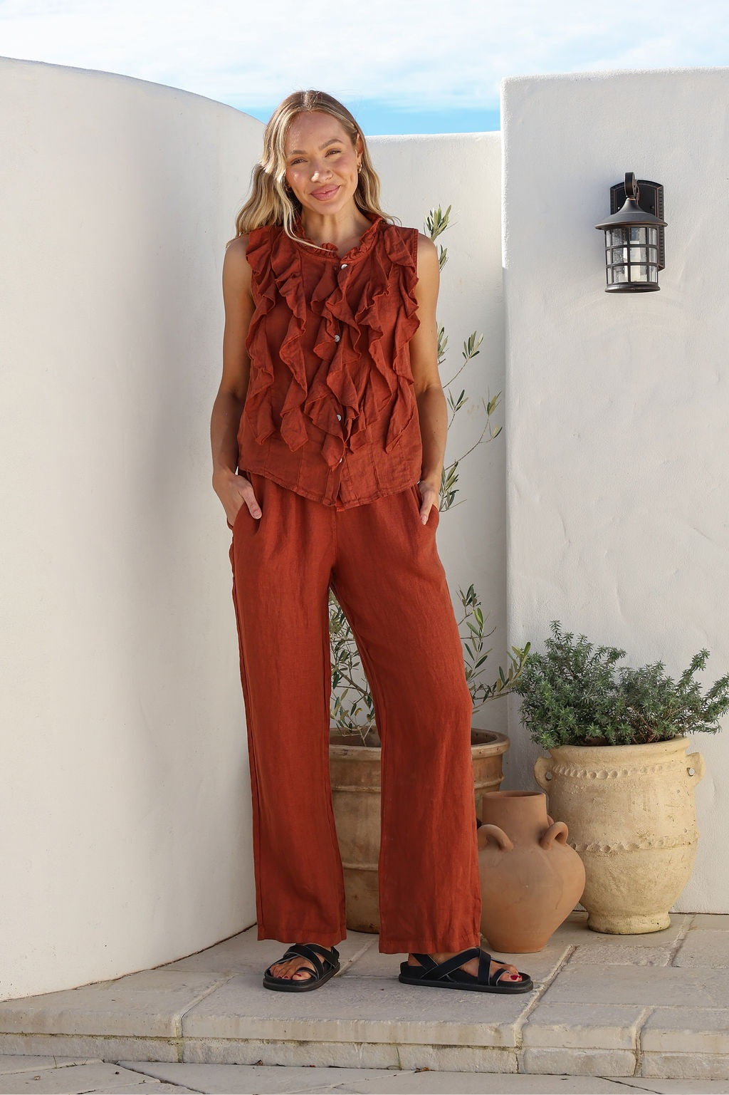 Parigi Linen Top