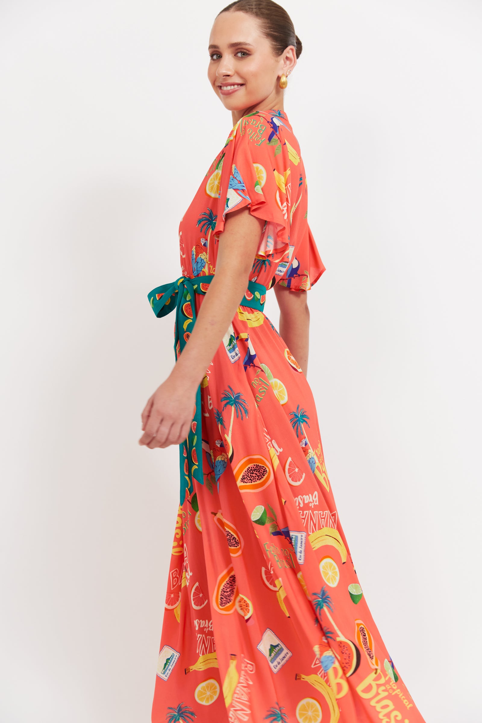 Cabana V Neck Maxi Dress