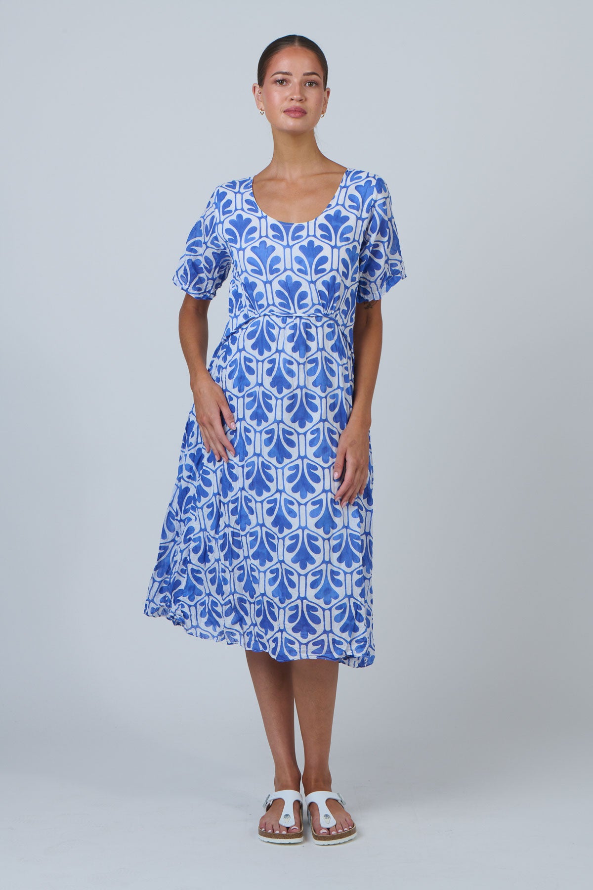 Twist Travel Midi Dress