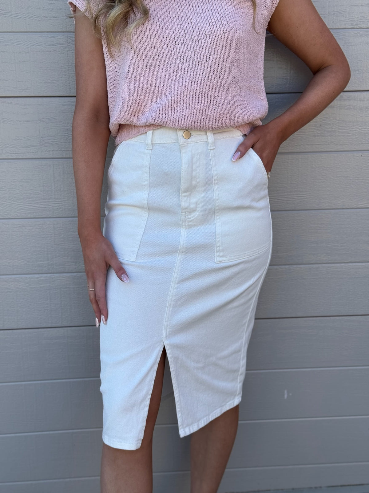 Straight Up Midi Skirt