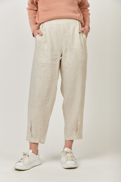 Linen Crop Trousers