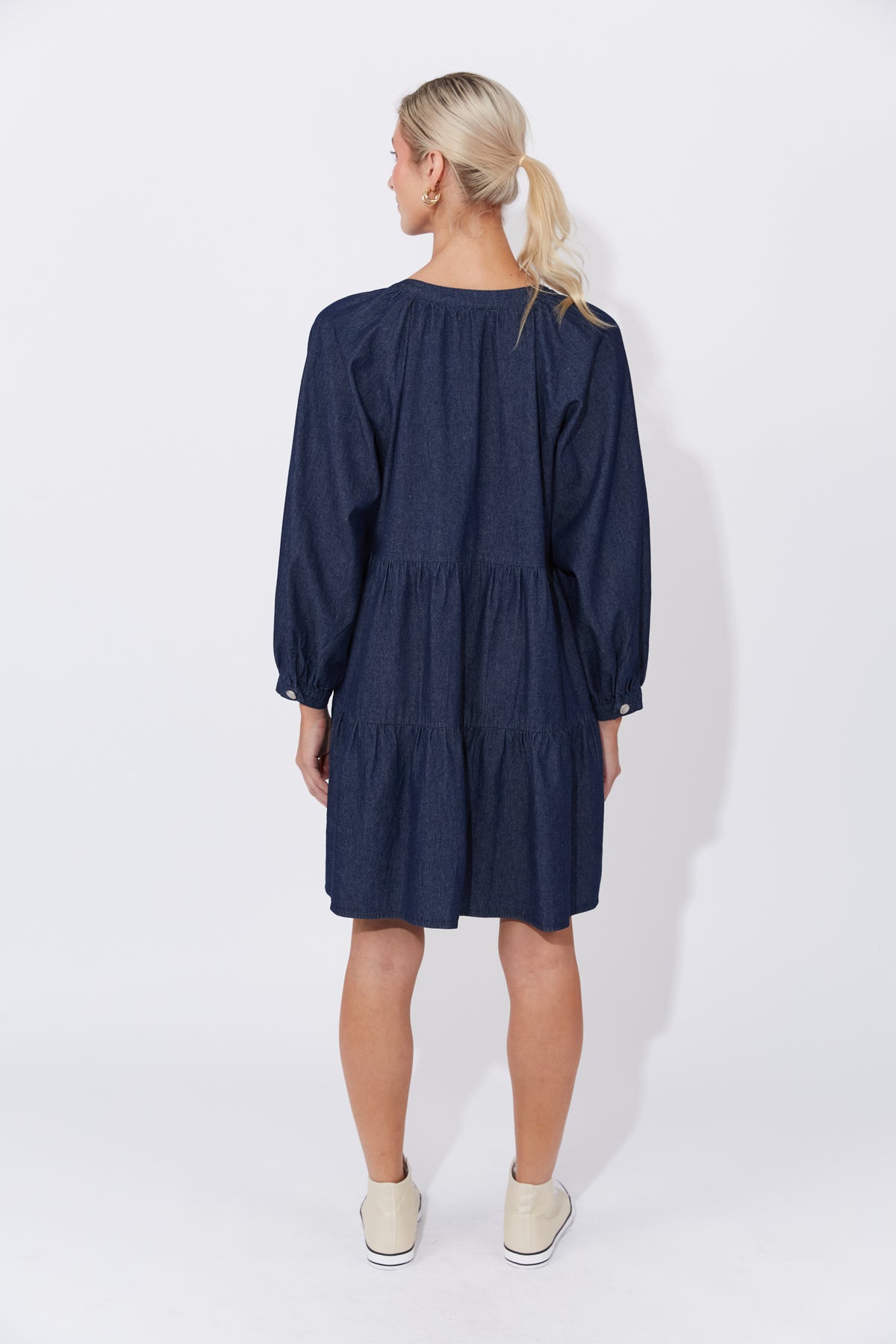 Austin Denim Midi Dress