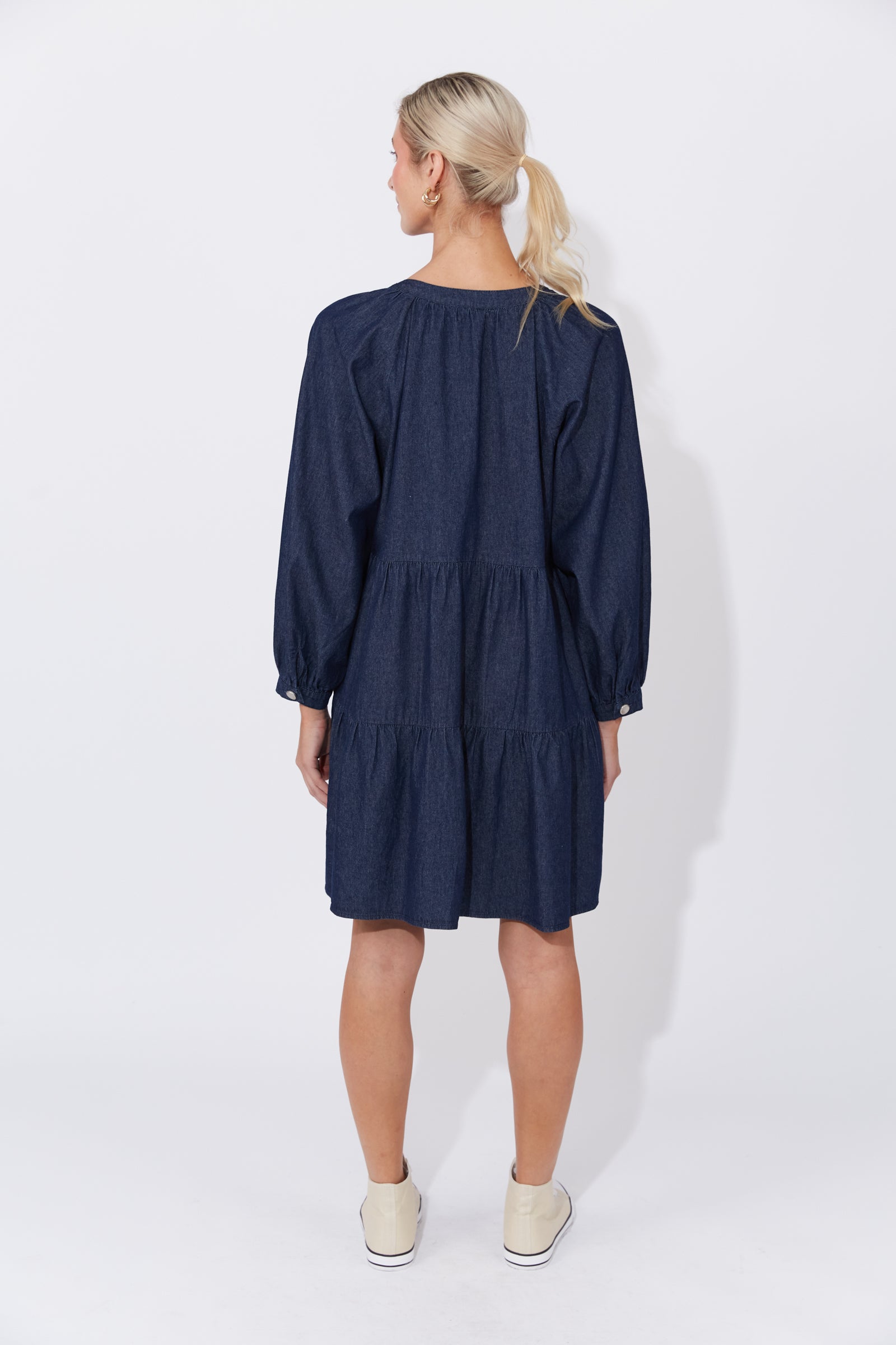 Austin Denim Midi Dress