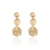 Disc Drop Earrings