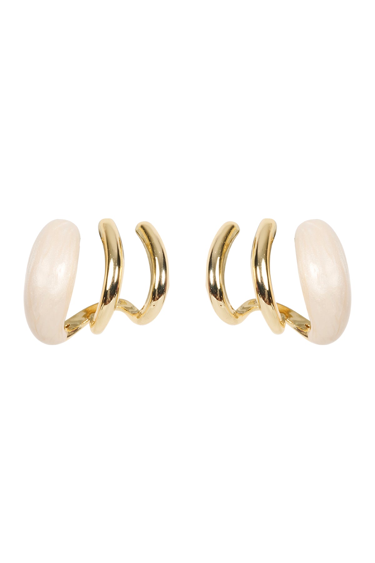 Mira Hoop Earring - Entwined Mix
