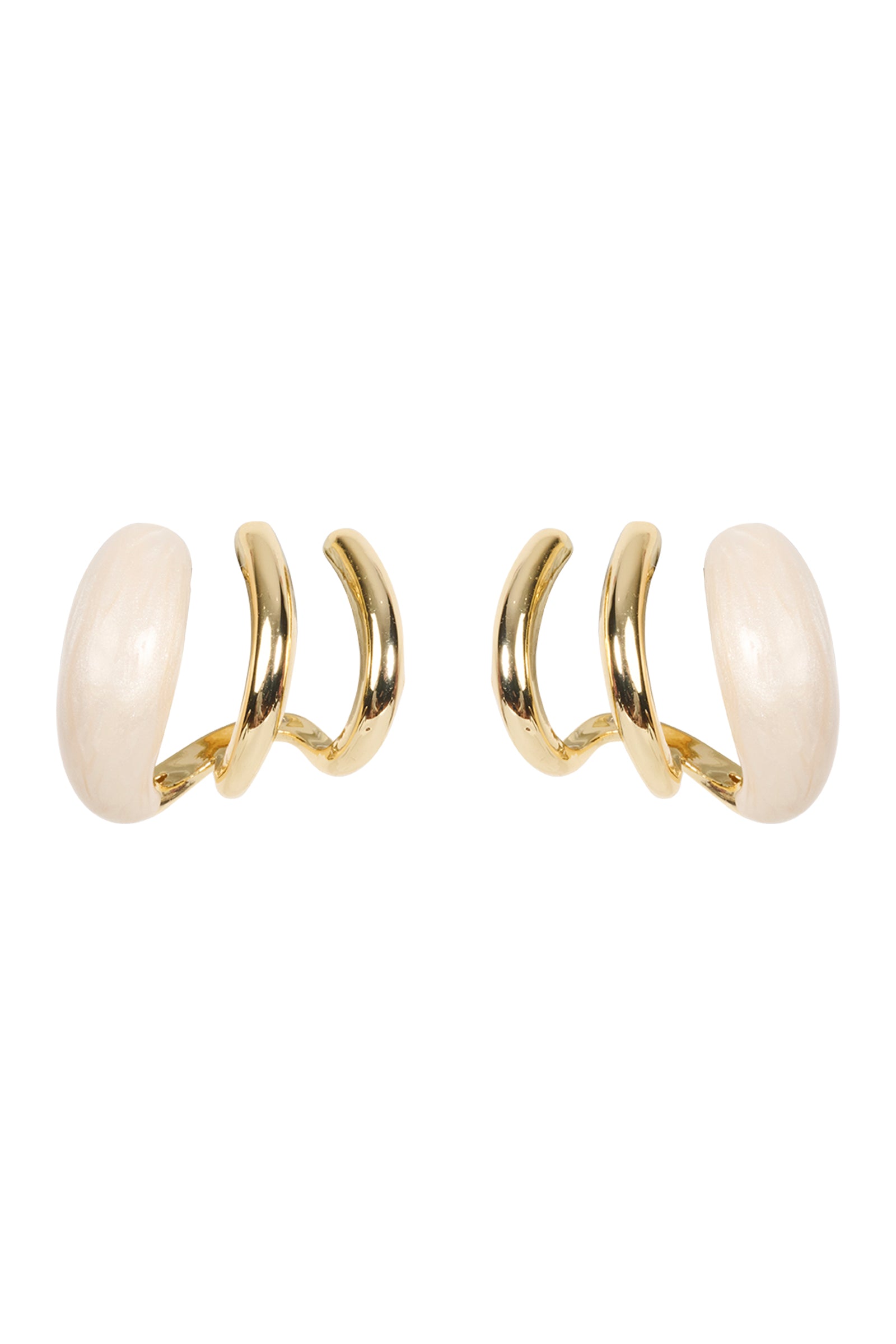Mira Hoop Earring - Entwined Mix