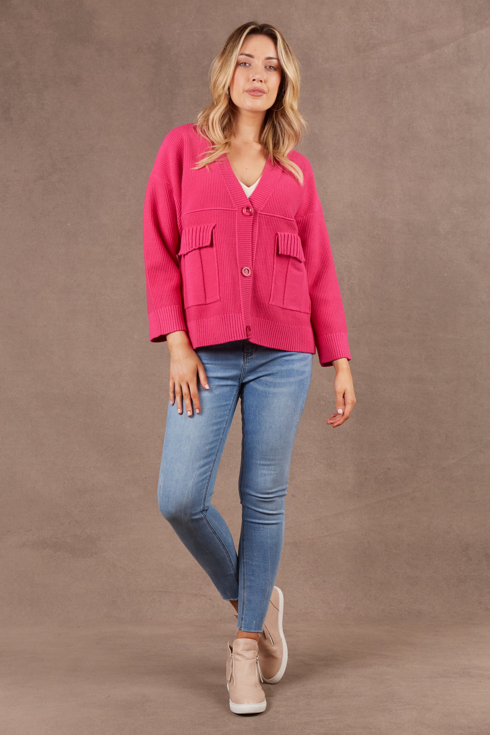 Nakako Pocket Cardigan