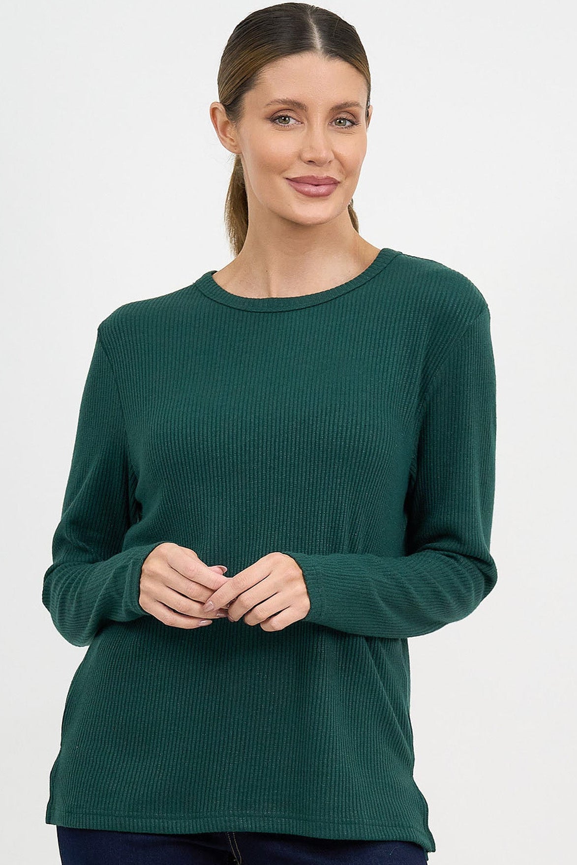 Metallic Knit Top