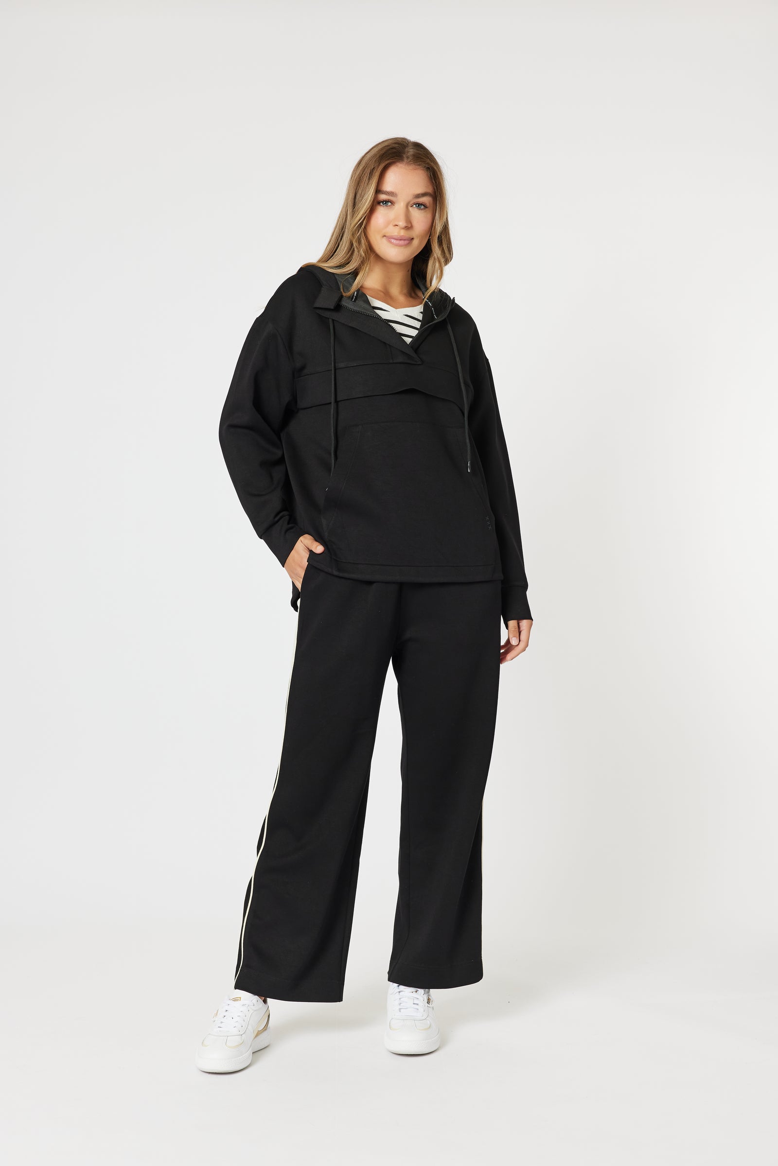 Evie Hooded Zip Sweat