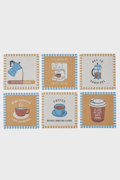 Espresso Ceramic Coasters