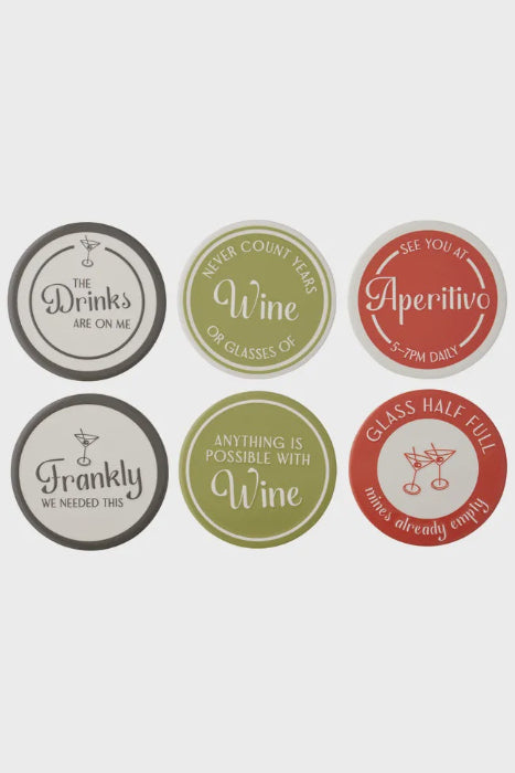 Social Ceramic Coasters