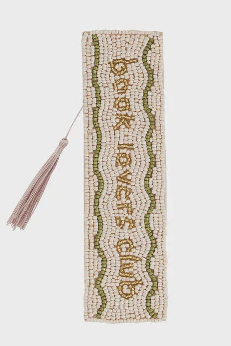 Book Lover Beaded Bookmark