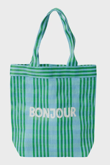 Bonjour Recycled Tote