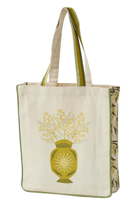 Floral Cotton Tote