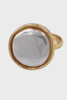 Pearl Disc Ring