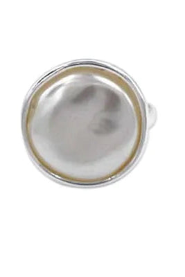 Pearl Disc Ring