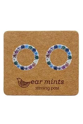 Rainbow Circle Earrings