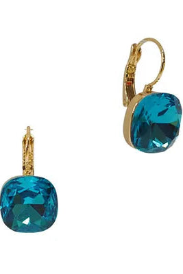 Square Facetted Beaded Earrings
