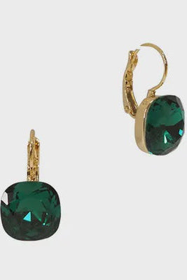 Square Facetted Beaded Earrings