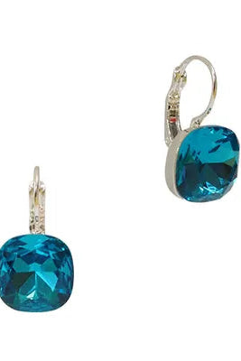 Square Facetted Beaded Earrings