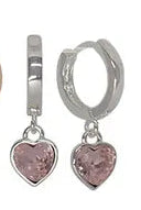 Heart Huggie Earrings