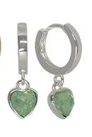 Heart Huggie Earrings