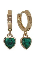 Heart Huggie Earrings