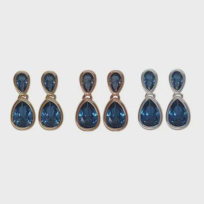 Double Teardrop Earrings