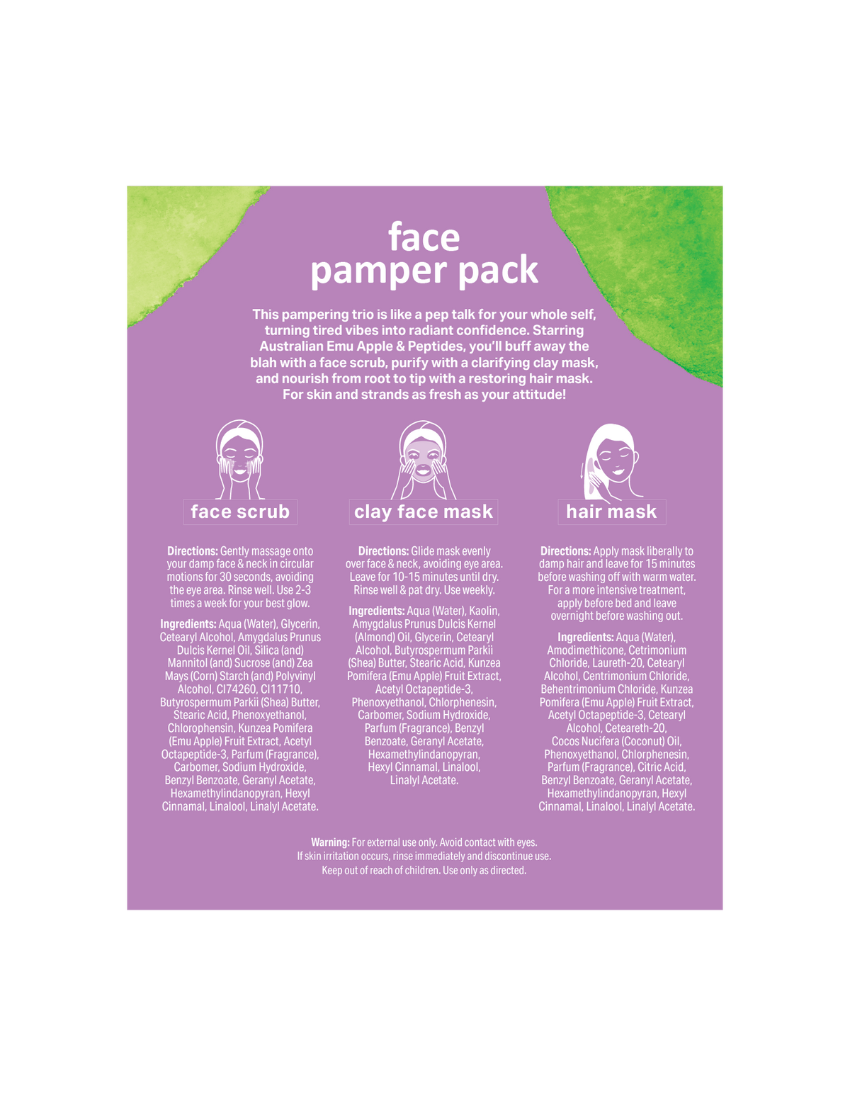 Fresh Face Face Pamper Pack