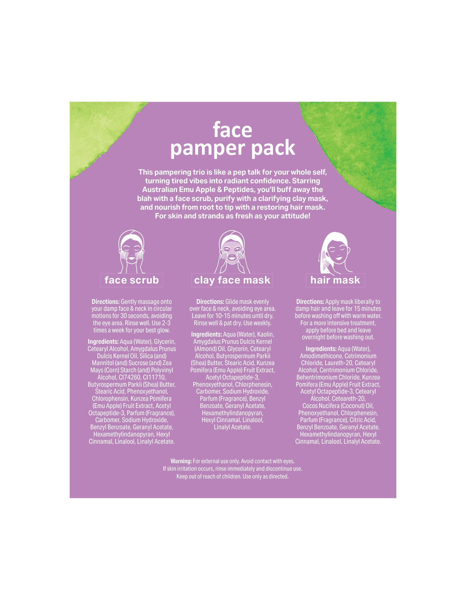 Fresh Face Face Pamper Pack